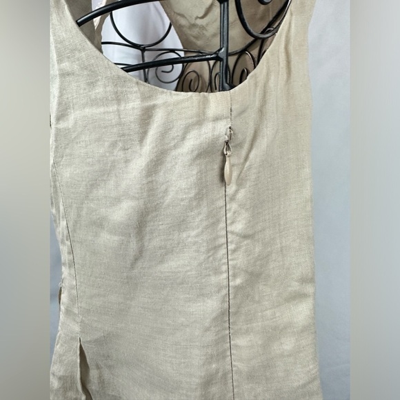 Robert Rodriguez beaded tan peplum blouse size 0 - Picture 9 of 13